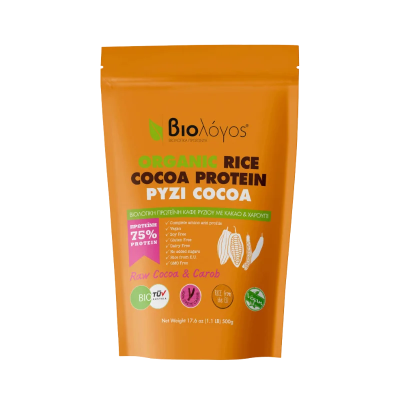 PROTÉINE DE RIZ CACAO BIO 500G